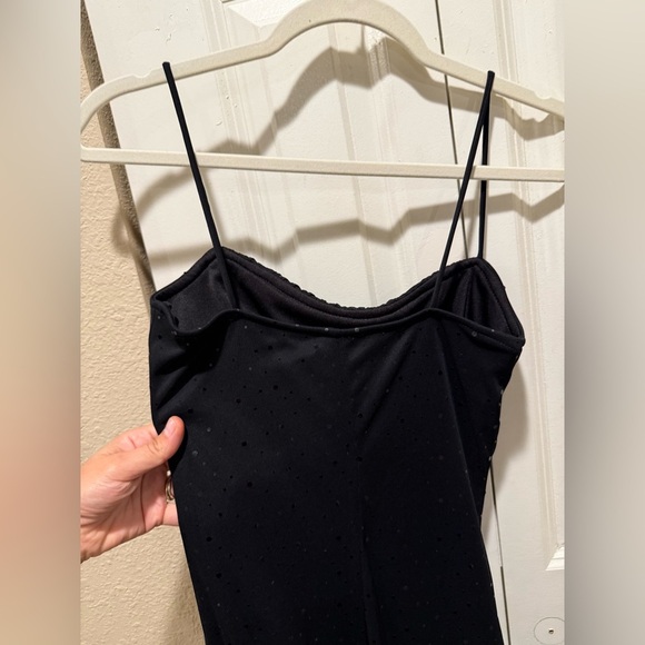 Ruby Rox Vintage Y2K Ruched Asymmetric Grunge Fairy PromMade in USA Midi Dress,M - Picture 5 of 12